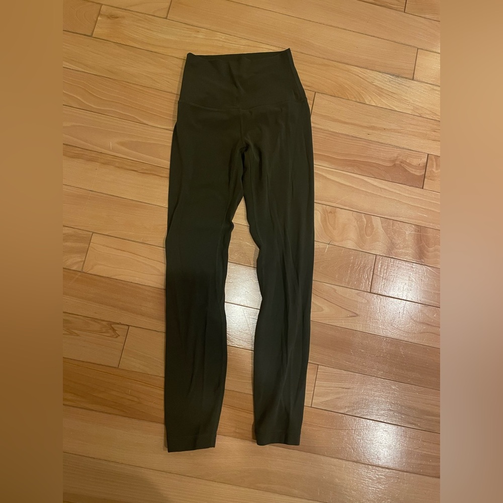 Lululemon align leggings olive green